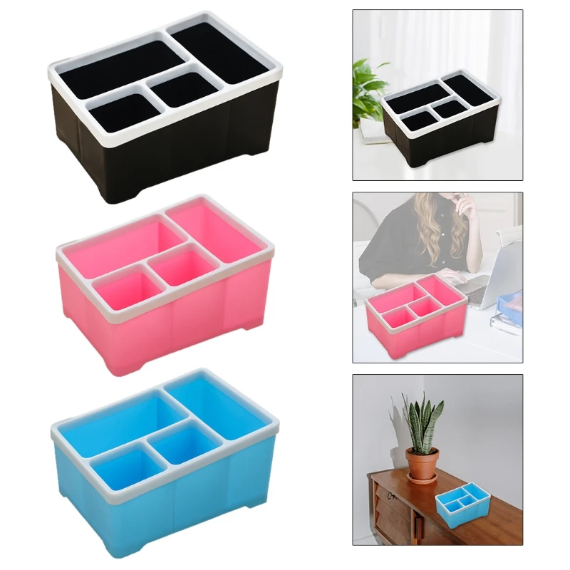 

Desktop Sundries Multi-Partition Storage Box Arrangement Organizer Holder Case Multifunction Household Items Collection