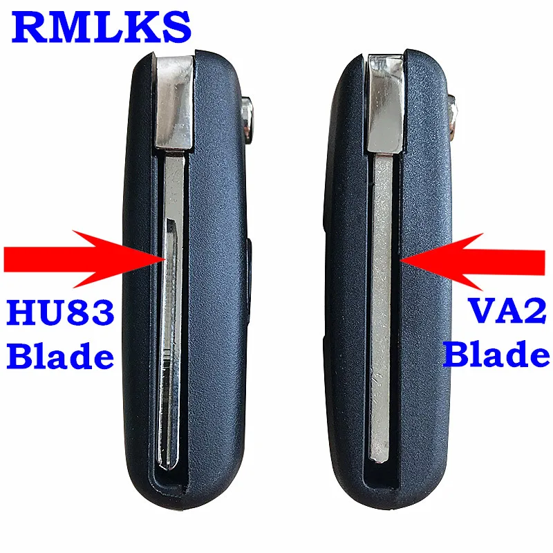 4 кнопки флип Floding дистанционного ключа Fob чехол в виде ракушки Uncut Blade подходит для