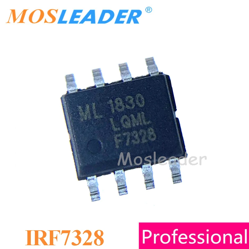 Mosleader IRF7328 SOP8 большой чип 30В 8A 22mR маленький 3.5A 60mR высокое качество Mosfet|Запасные