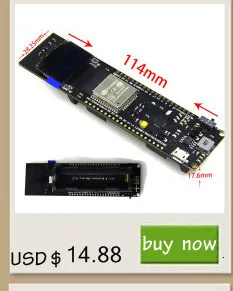 2 шт 868 МГц-915 МГц SX1276 ESP32 LoRa 0,96 дюймовый синий oled-дисплей Bluetooth wifi Lora Kit 32 V2 макетная плата для Arduino