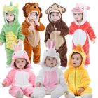 Детские костюмы на Хэллоуин с животными для мальчиков и девочек, карнавальные костюмы с единорогом для девочек, комбинезоны, Одежда для младенцев
