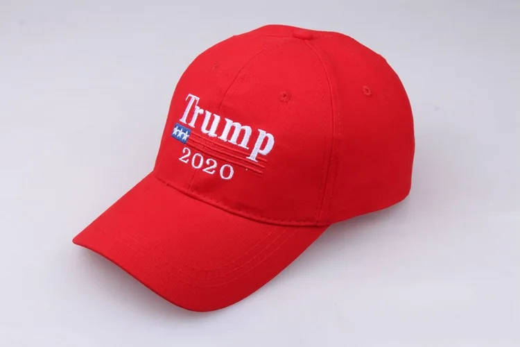 Красная бейсболка Дональда Трампа, шапка с вышивкой американского флага, товары для американской акции