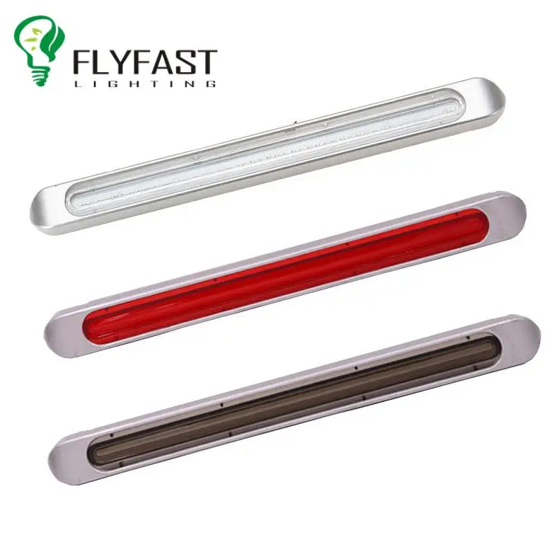 

1pair Three-use 10V-30V 72LED Flowing Stop Tail Turn Brake Signal Light Bar Marker Flowing Clearance Lamp for Truck Trailer RV