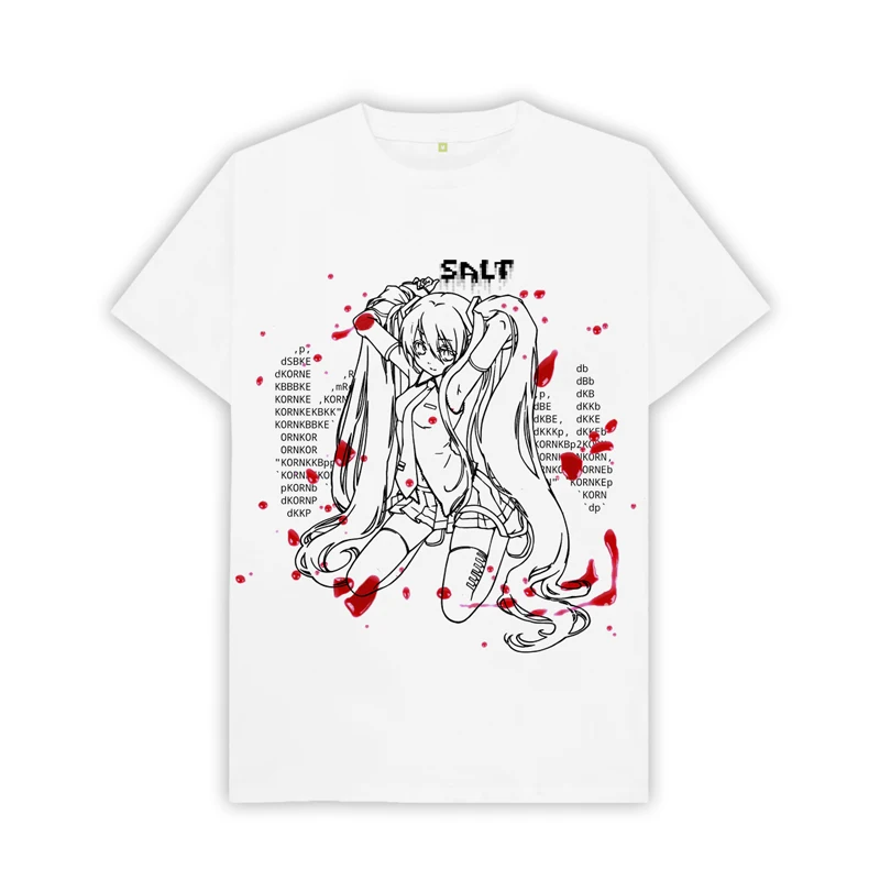 

summer tshirt Casual Anime Letter Print O-Neck Tees Creativity Loose T-Shirts Women Long Sleeve Oversize top Hip Hop Streetwear