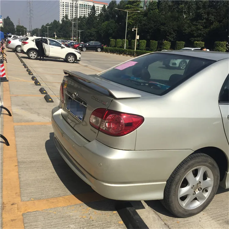Спойлер для TOYOTA Corolla 2003-2005 высокое качество АБС-пластик цвет праймера заднего