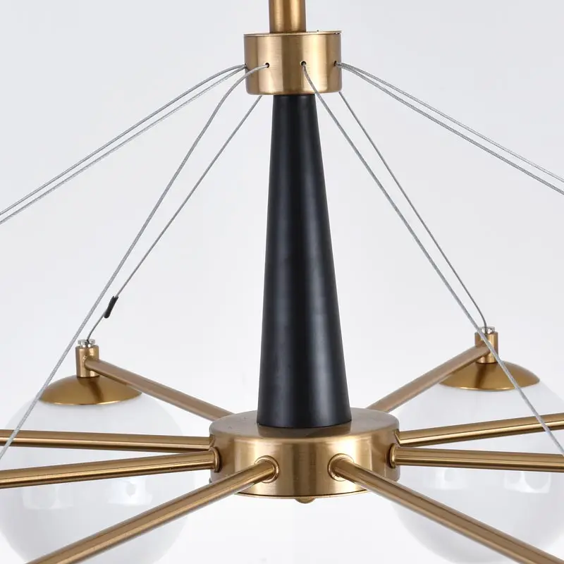 Люстра скандинавского дизайна освещение современная стеклянная лампа для