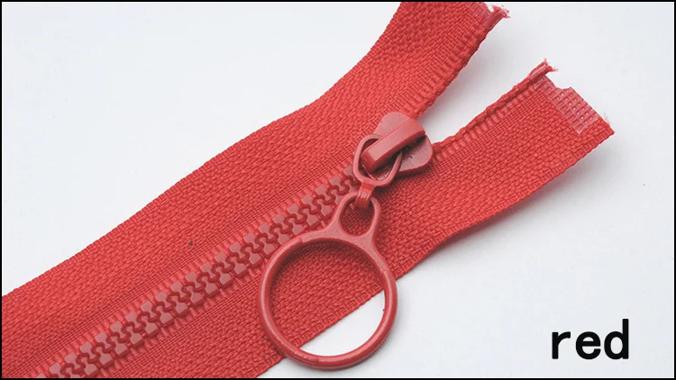 red 10 шт. 3# Meetee молнии из смолы 25 см закрытые и 60 см открывающиеся молнии для DIY ремесла швейные сумки кошелек аксессуары для одежды A1-1 - Цвет: red