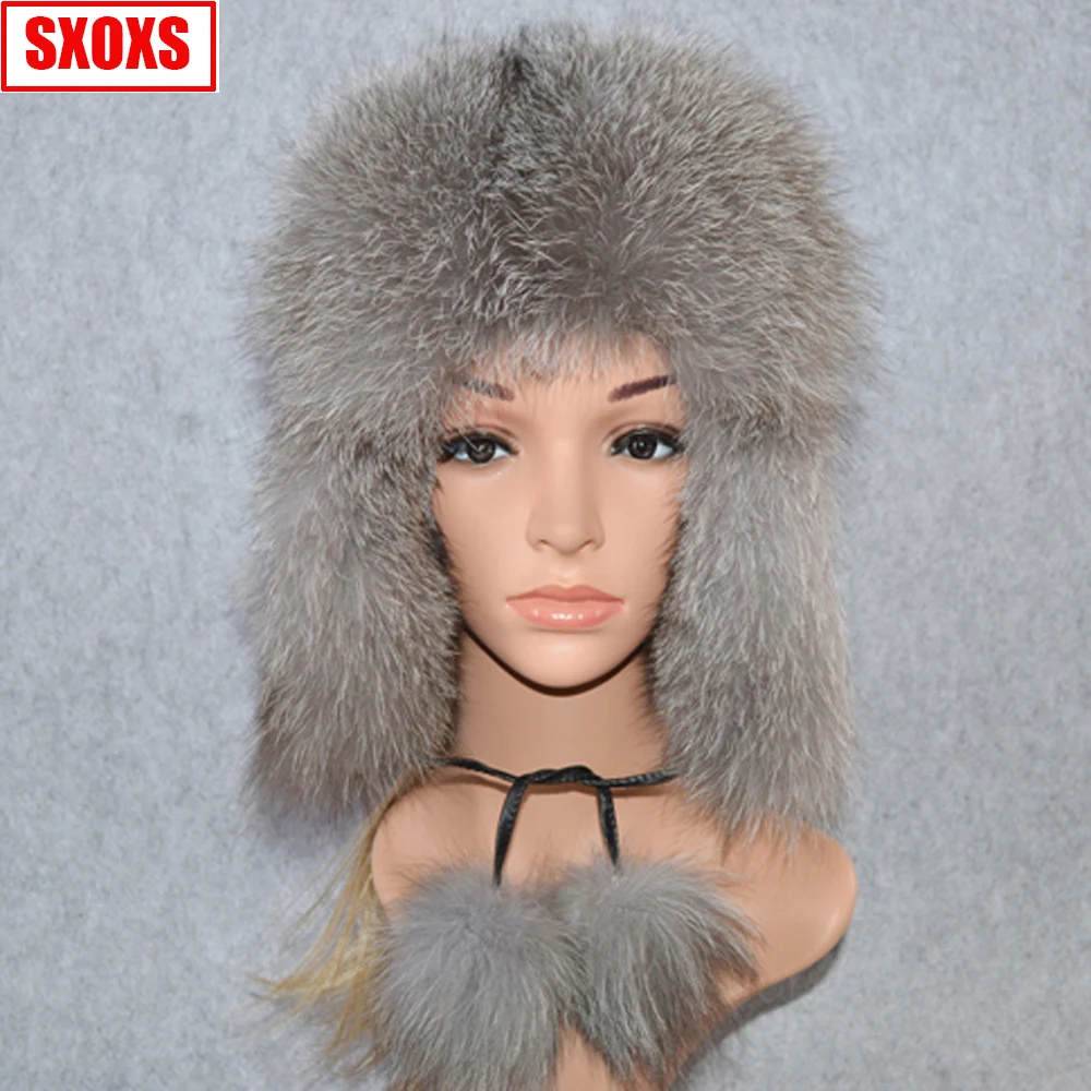 Женская зимняя шапка из 100% натурального Лисьего меха модная повседневная