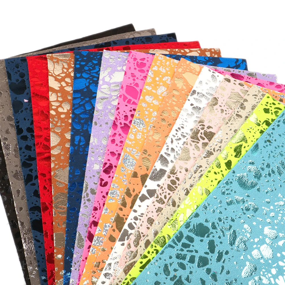 Дэвид аксессуары 20*33 см нарезанный геометрический ткань из золотой фольги для