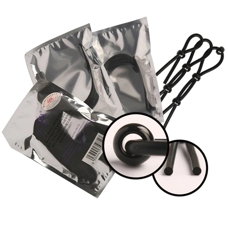 Кольцо для пениса взрослых Секс игрушки Для мужчин Регулируемая силиконовое