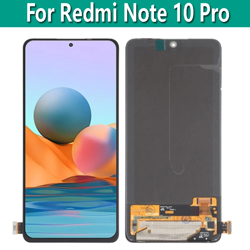 Pantalla LCD AMOLED Original, montaje de digitalizador con pantalla t&aacute;ctil de 6,67 pulgadas para Xiaomi Redmi Note 10 Pro, M2101K6I, M2101K6G, M2101K6R-0
