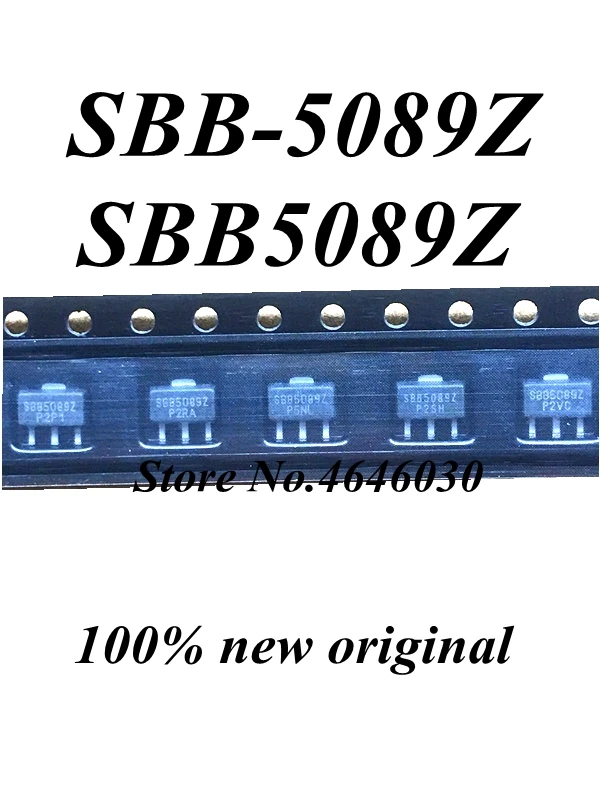 Бесплатная доставка 10 шт./лот SBB5089Z SBB-5089Z SBB5089 SBB-5089 SOT-89 IC лучшего качества. |