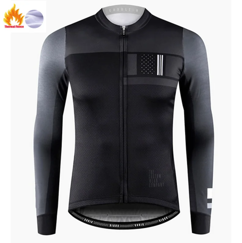 Winter Jersey Зимняя одежда для велоспорта, одежда для езды на велосипеде с длинным рукавом, комплект Джерси для верховой езды, термальный флисовый Майо, Ropa Ciclismo Invierno, сохраняющий тепло - Цвет: Winter Jersey