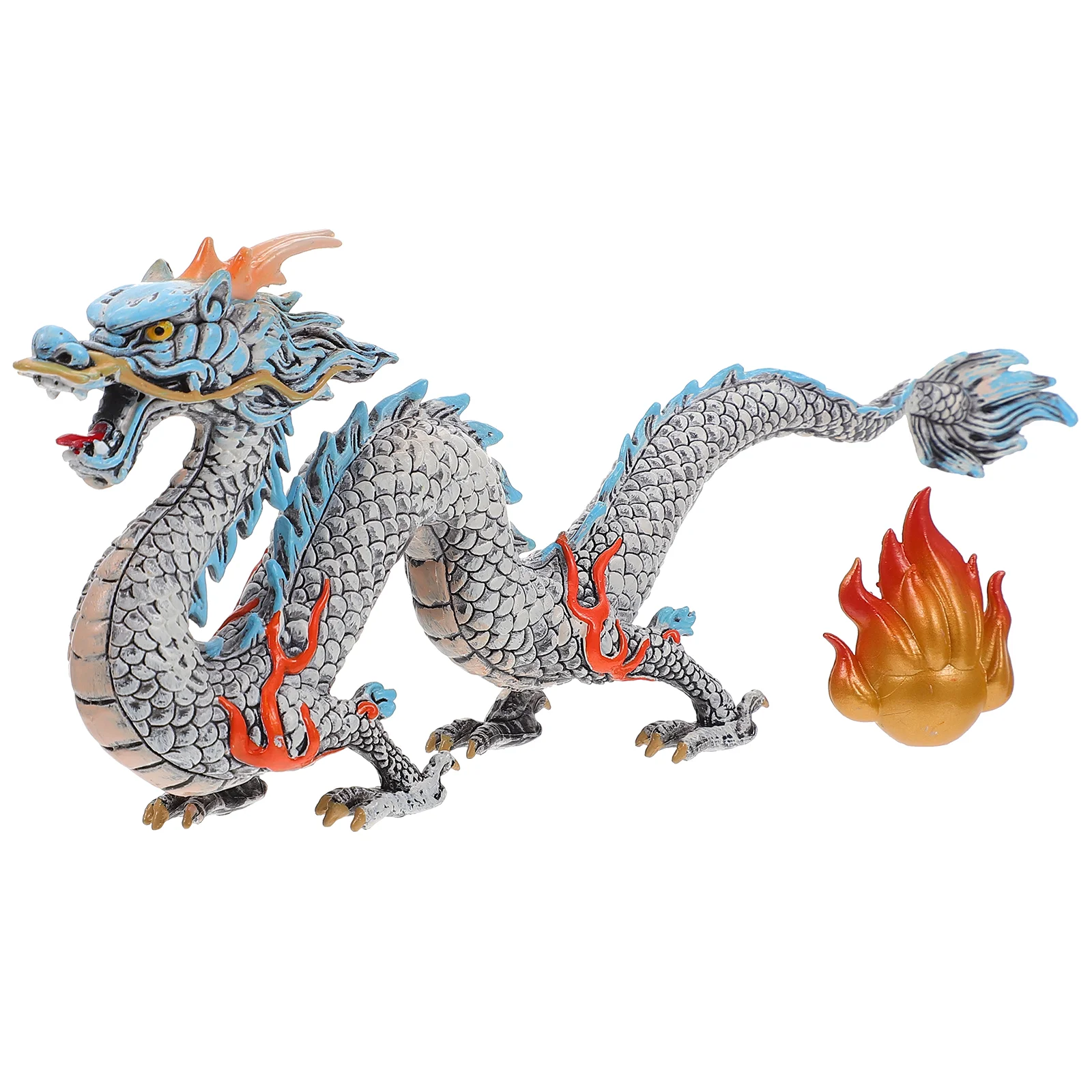 

1 шт. имитация китайского дракона фигурка животного, модель украшение для ребенка