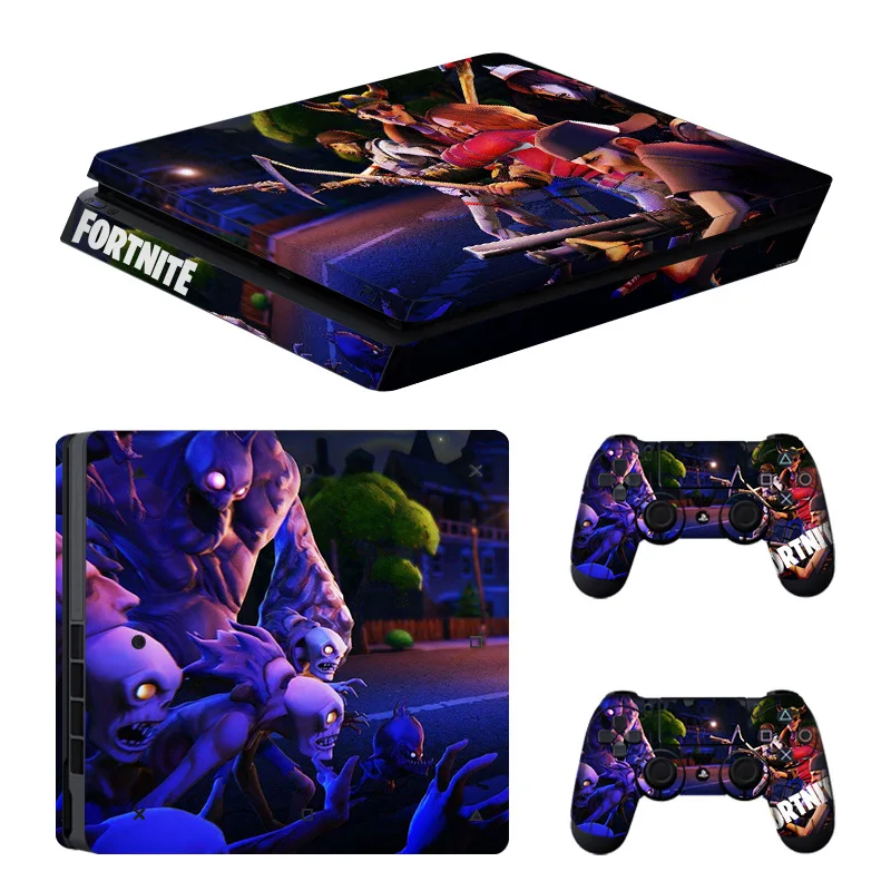 Fortnites PS4 Pro кожи Стикеры крепость ночь Sony Playstation 4 консоль 2 контроллеры