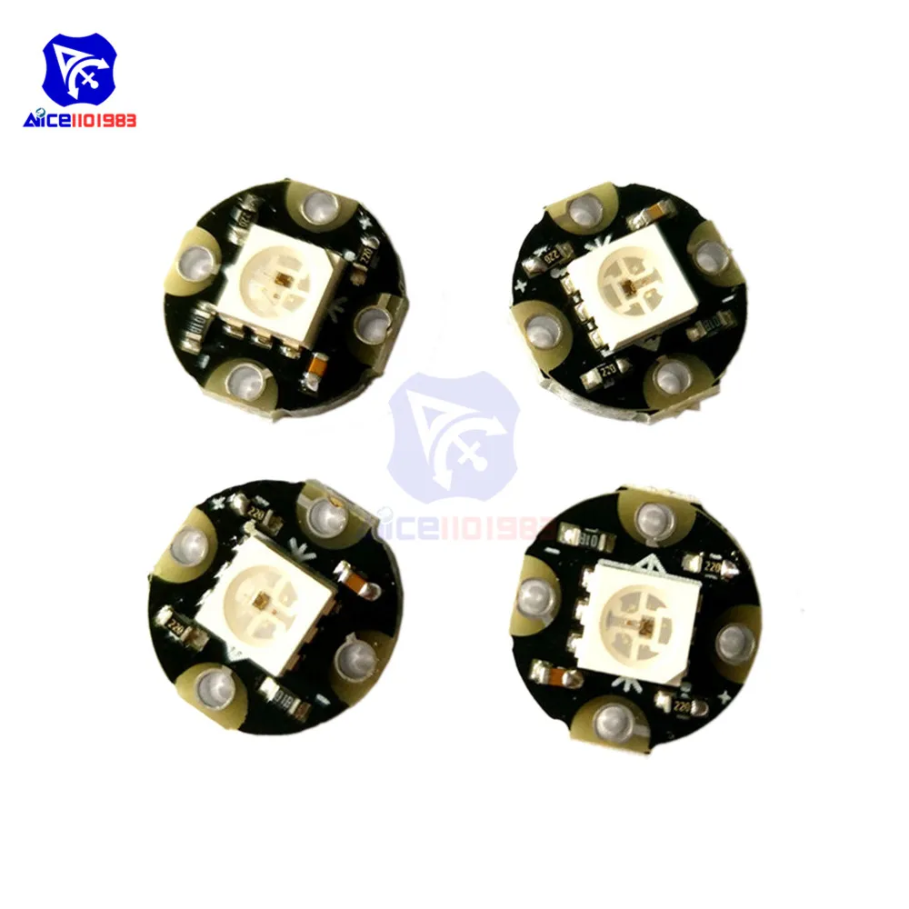 4-битный светодиодный модуль diymore WS2812 5050 RGB со встроенным драйвером для