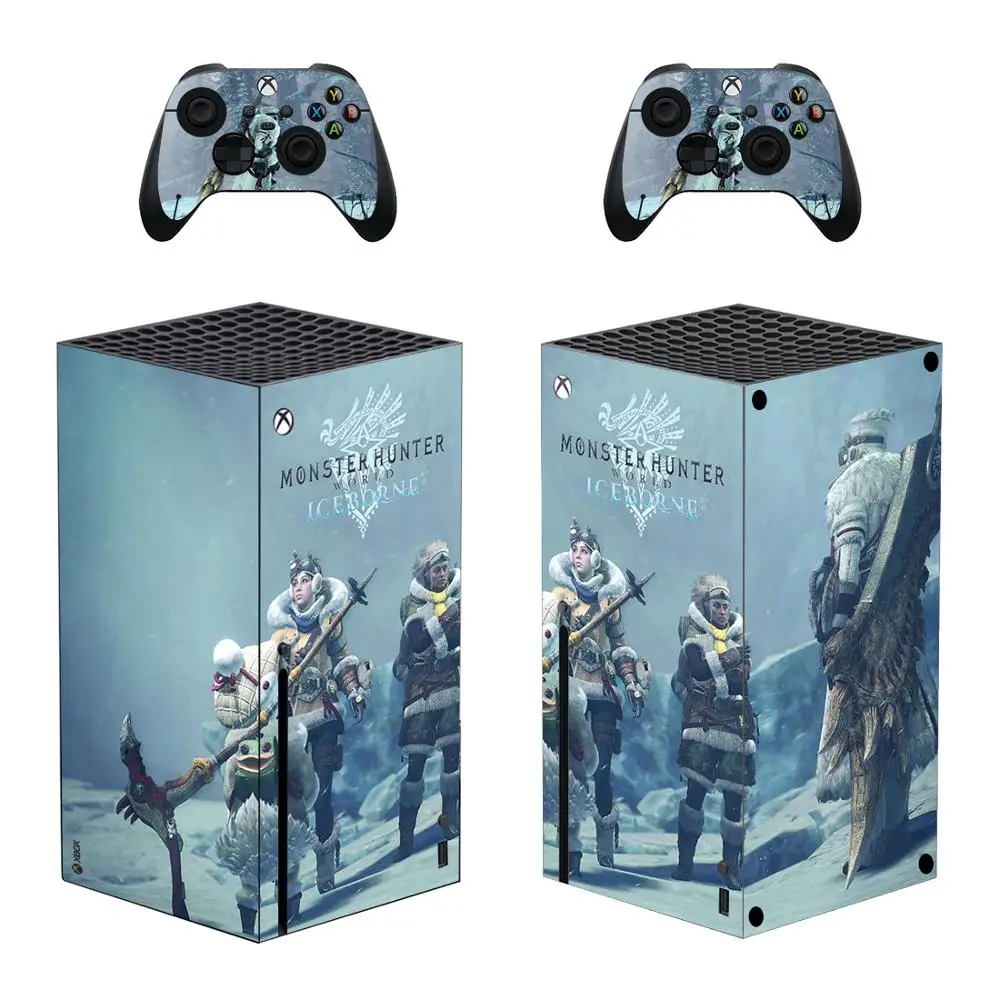 

Наклейка для консоли Monster Hunter Style Xbox Series X, наклейка для консоли и 2 контроллера, стиль 6