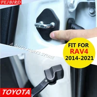 Автомобильная крышка отделка дверного замка защита контрольный рычаг двери для Toyota RAV4 RAV 4 2014 2015 2016 2017 2018 2019 2020 2021
