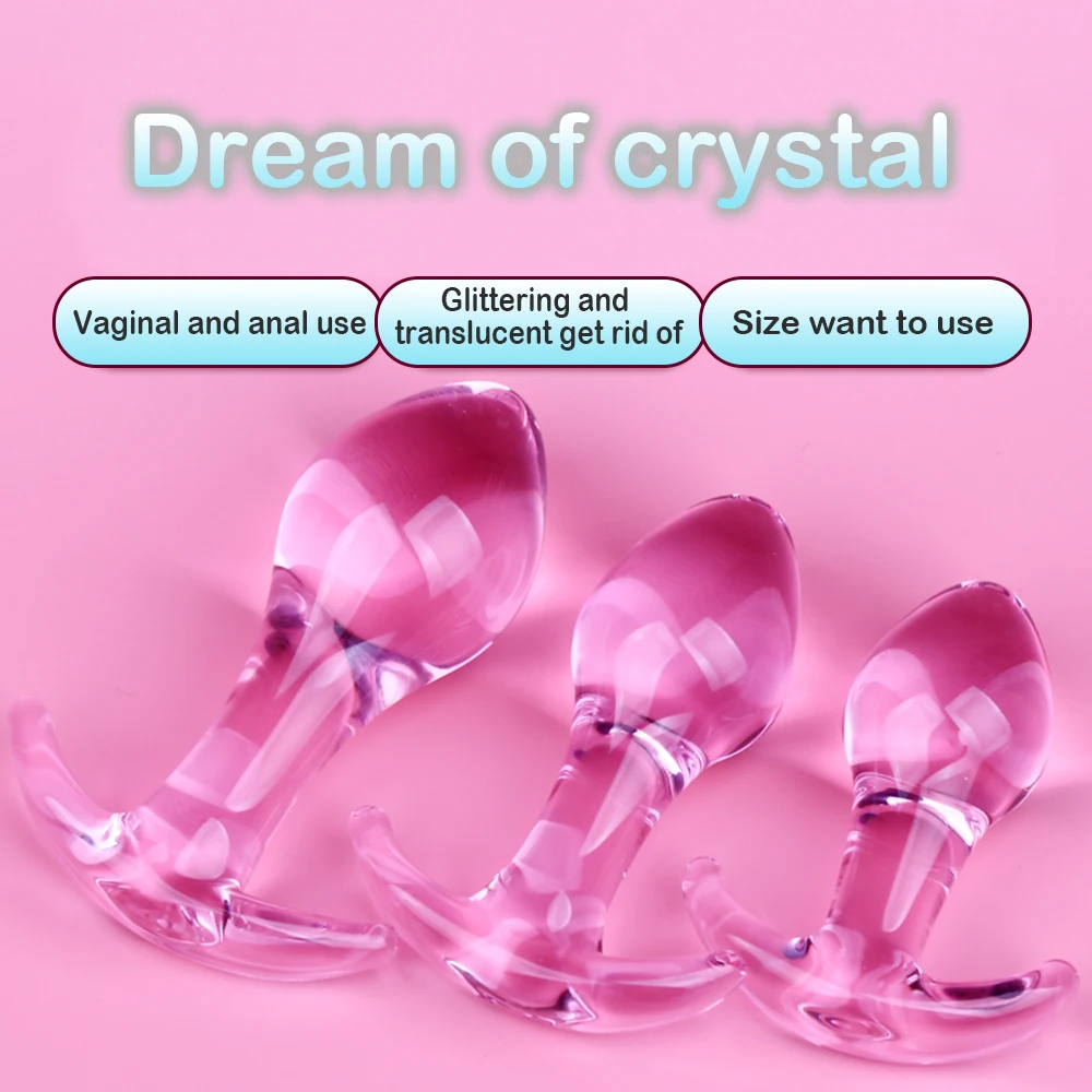 Crystral Anal Sex Toys Huge Size Butt Plugs Prostate Massage For Men Female Anus Expansion Stimulator Beads Shops |