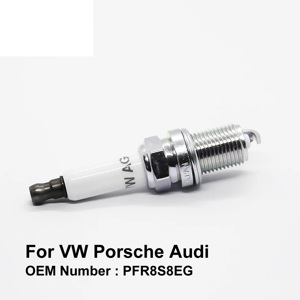 

Платиновая Свеча зажигания для Audi A6 A7 A8 Q5 Q7 Porsche Cayenne Volkswagen VW Touareg OE PFR8S8EG SILZKGR8C8S (упаковка из 4)