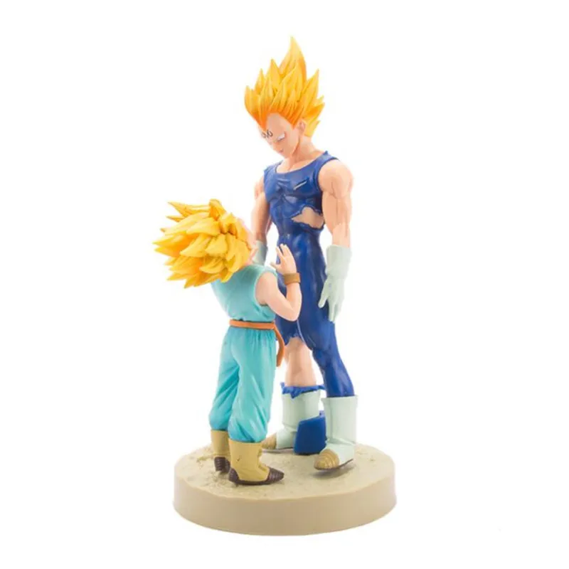 

Dragon Ball Z Vegeta Torankusu Anime Figure DBZ Figurine Super Saiyan Toy Trunks Father Son Juguetes Kawaii Brinquedos Model Toy