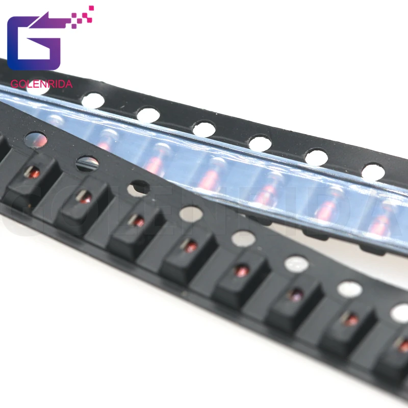 100 шт. SMD переключающий диод LL4148 1N4148 стеклянный цилиндр 1206 упаковка | Электронные