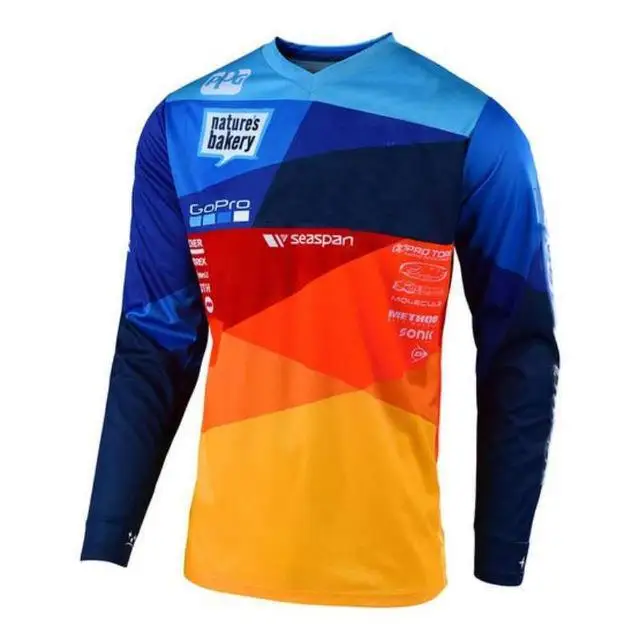 

New 2020 Motorcycles Downhill Jersey MTB Enduro Offroad larga Mountain Bike for sram Motocross Jersey BMX DH MTB T-Shirt Y