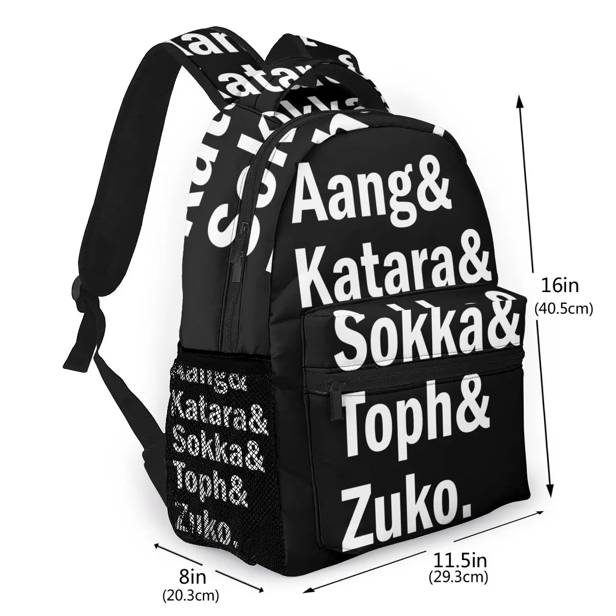 Команда Аватар Аанг Катара Сокка Тоф и Зуко печать большой емкости каждый день