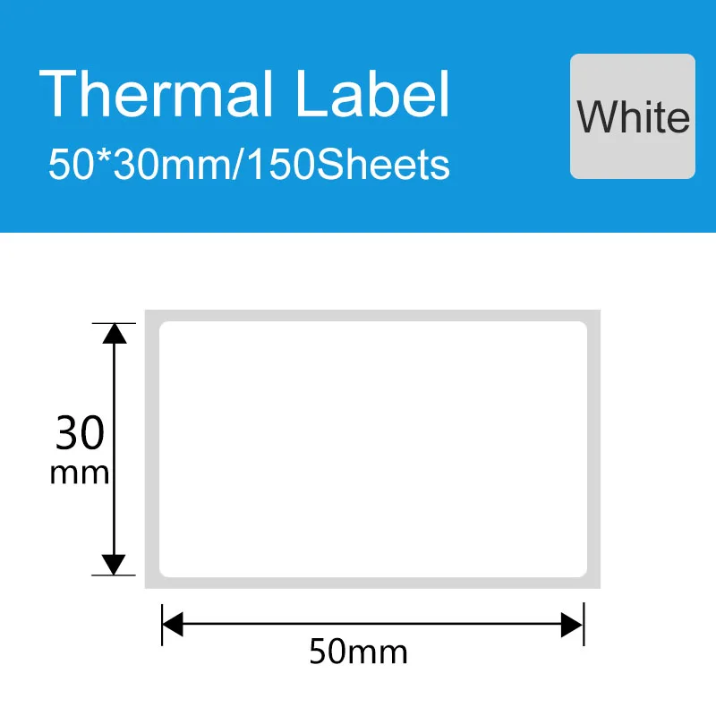 

Термальная самоклеящаяся бумага DETONGER для этикеток P1 DP23 DP30 DP80 3 рулона