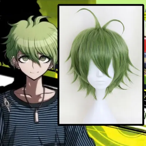 

Anime Danganronpa V3:Killing Harmony Rantaro Amami Cosplay Wig Accessories Men Heat resistant synthesis Hair Cosplay Wig