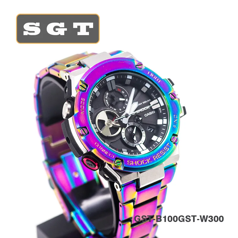 Камуфляжный ремешок для часов из нержавеющей стали высококачественный