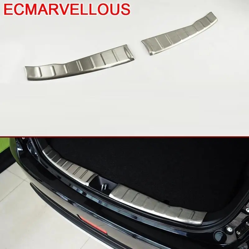 Задние панели педаль автомобиля модифицированный Хром Стайлинг Наклейка полоса