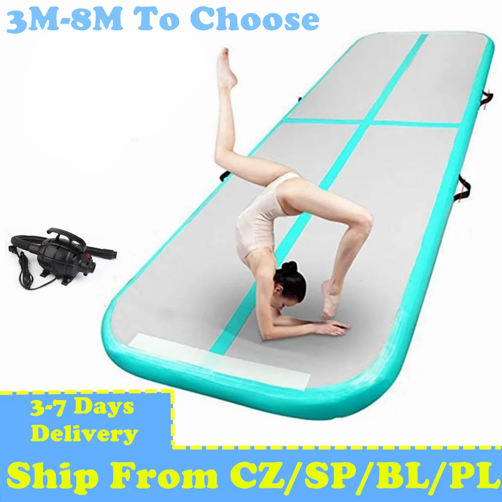 

Gymnastics Inflatable Track Rhythmic Gymnastics Mattress Gym Tumble Air Track Gymnastics Tumbling Mat Crossfit Inflatable Mat
