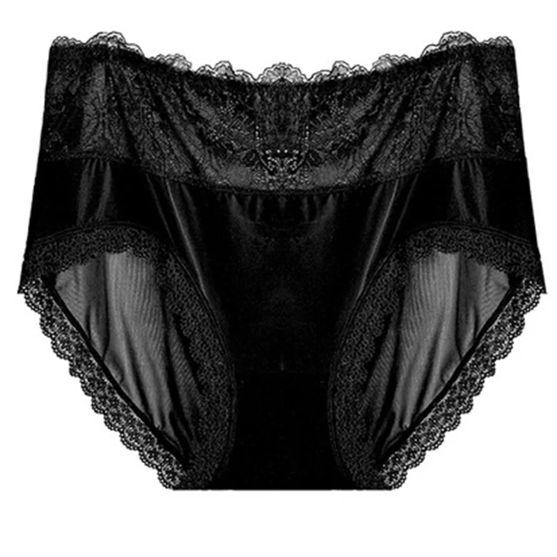 3 шт./лот новинка шелковое нижнее белье с высокой талией женские трусики вырезами