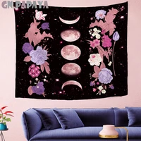 moon flower wall hanging mandala witchcraft tapestries tarot card tapestry wall carpet hanging home decor
