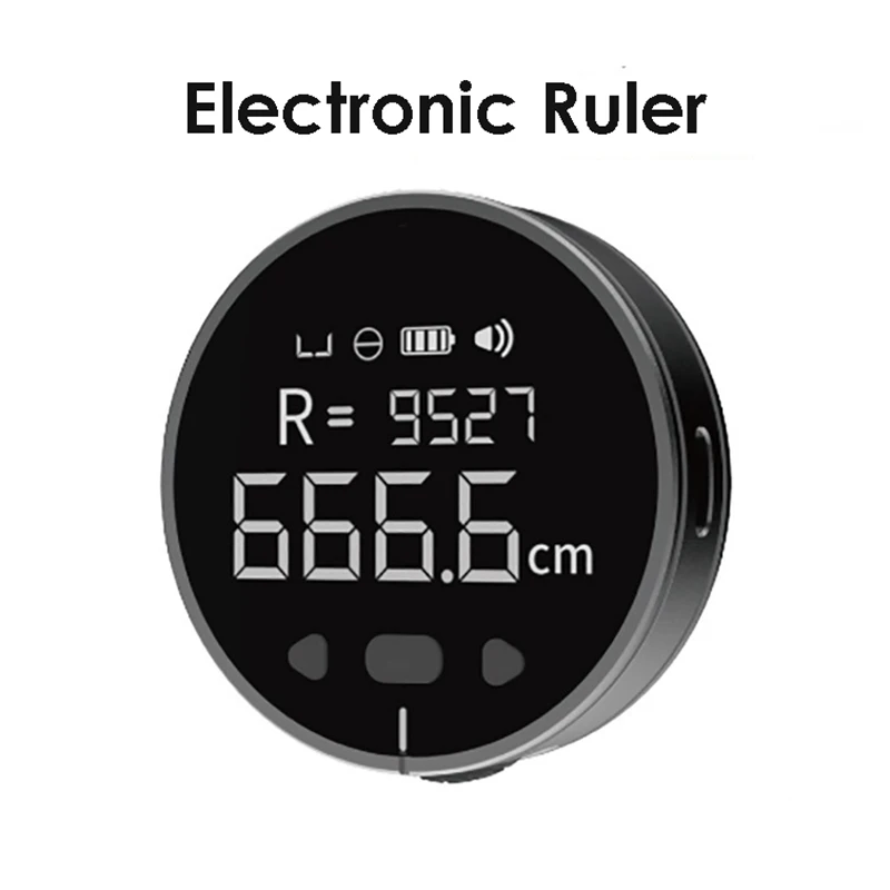 

Электронная измерительная линейка 8 в 1 Измерительная Лента измеритель расстояния voiceширокополосный ЖК-дисплей Цифровая рулетка измерительная линейка