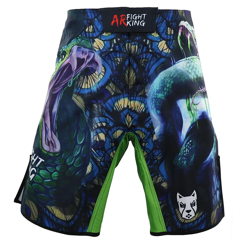 Шорты для сражений змеи ММА шорты с клеткой боксерские штаны тайского бокса