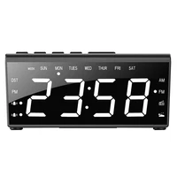 led display digital alarm clock alarm clock with amfm radio large screen night vision led with thermometer digital reloj pared