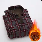 Мужская Вельветовая рубашка, Повседневная теплая рубашка с двойной флисовой подкладкой, с длинным рукавом, Осень-зима 2021, размера плюс, 5XL