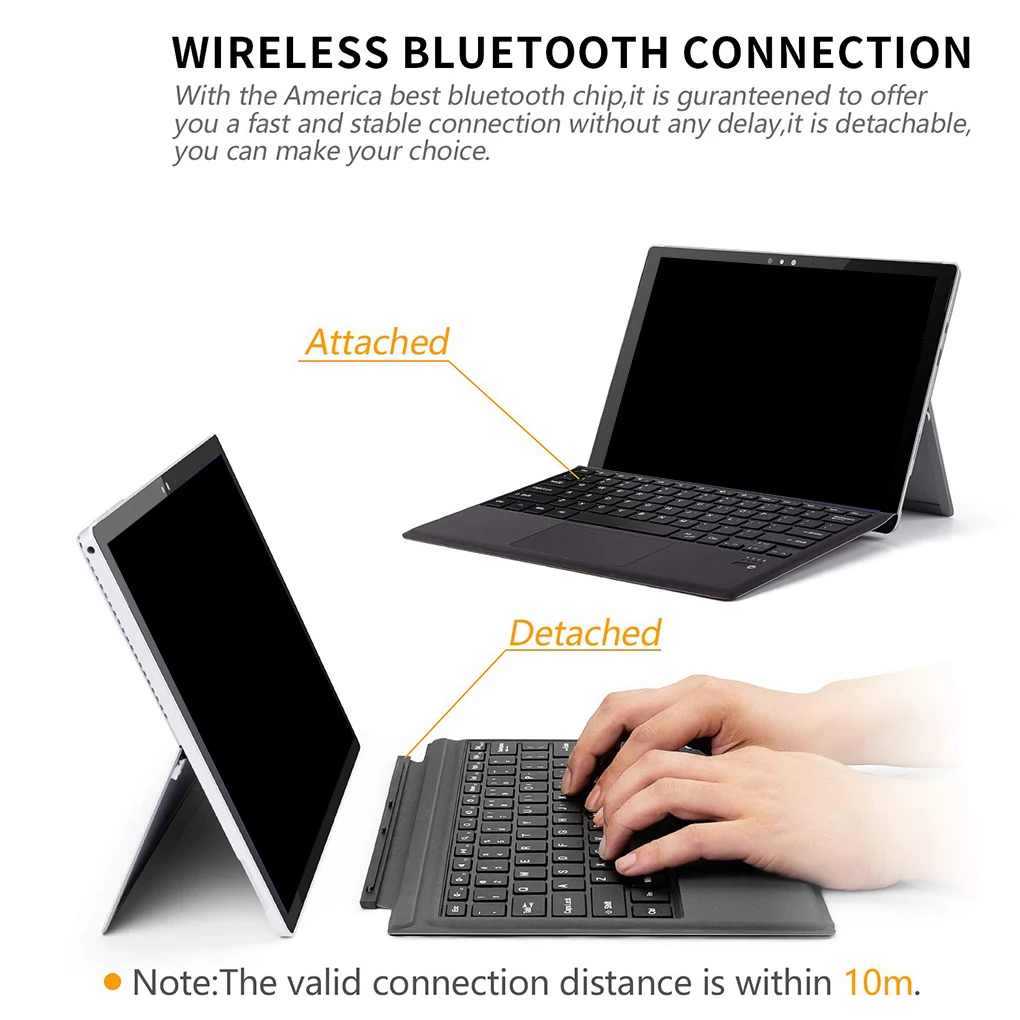 Игровая клавиатура для Microsoft Surface Pro 3/4/5 Tablet Bluetooth|Клавиатуры| |