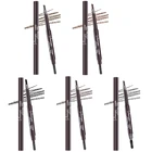 Карандаш для бровей, натуральный макияж, двойная головка, супертонкий, водостойкий, долговечный, легкий карандаш для бровей, макияж для начинающих