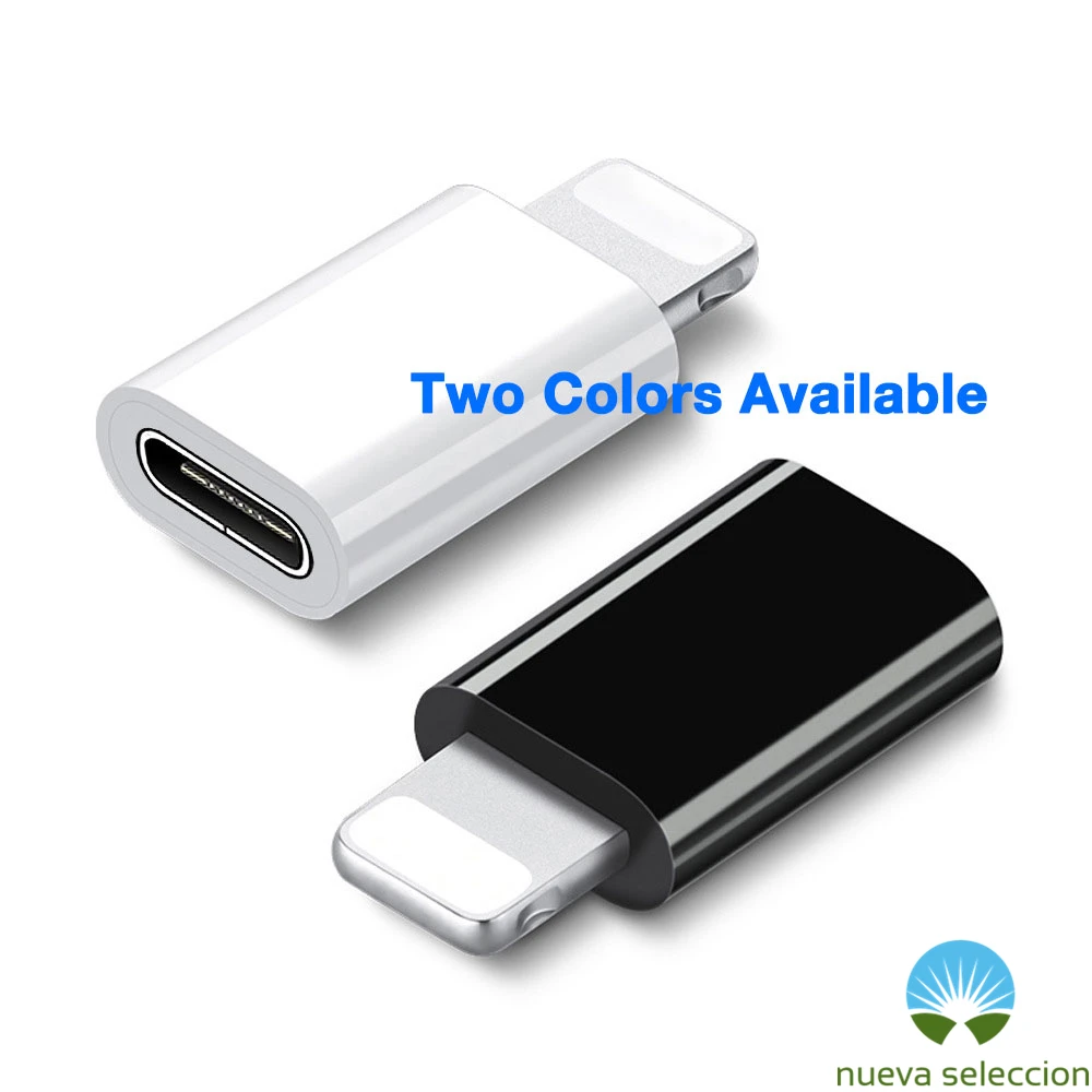 

Female Type C to Lightning Adapter Charge Converter 8 PIN Adapter Lightning to USBC for iPhone 12 11 XR XS Max Mini SE2 iPad Air