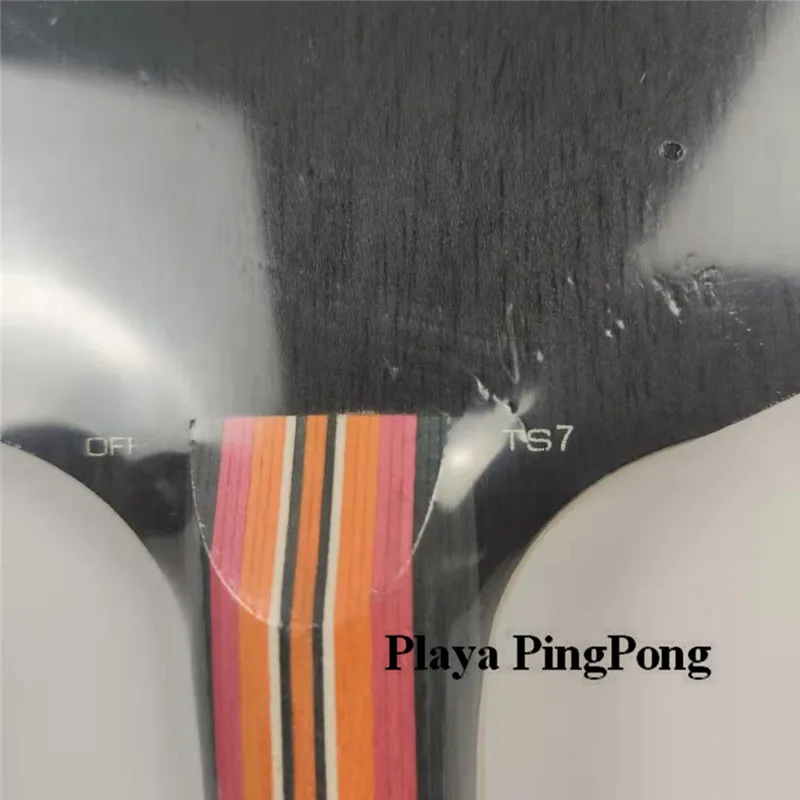 

Sanwei TS7 Dyed Ayous 5 Woods Table Tennis Blade Ping Pong Racket Bat Paddle Bat Paddle SW2