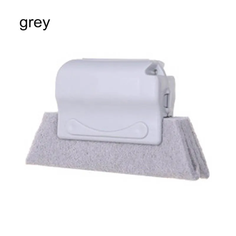 grey Полезная щетка для очистки окон из микрофибры, очиститель для кондиционера с моющимся венецианским слепым лезвием, чистящая ткань - Цвет: grey