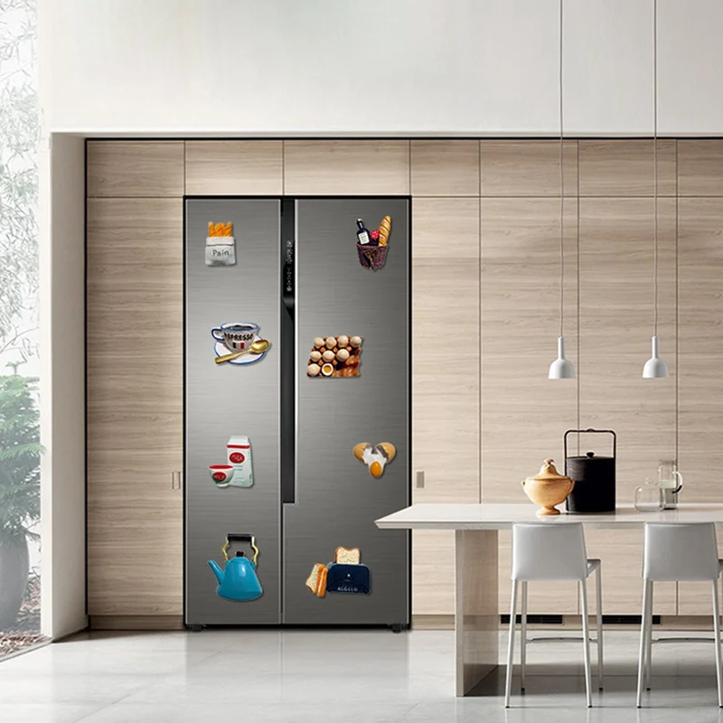 Уникальные Милые Магнитные наклейки на холодильник в европейском стиле магниты