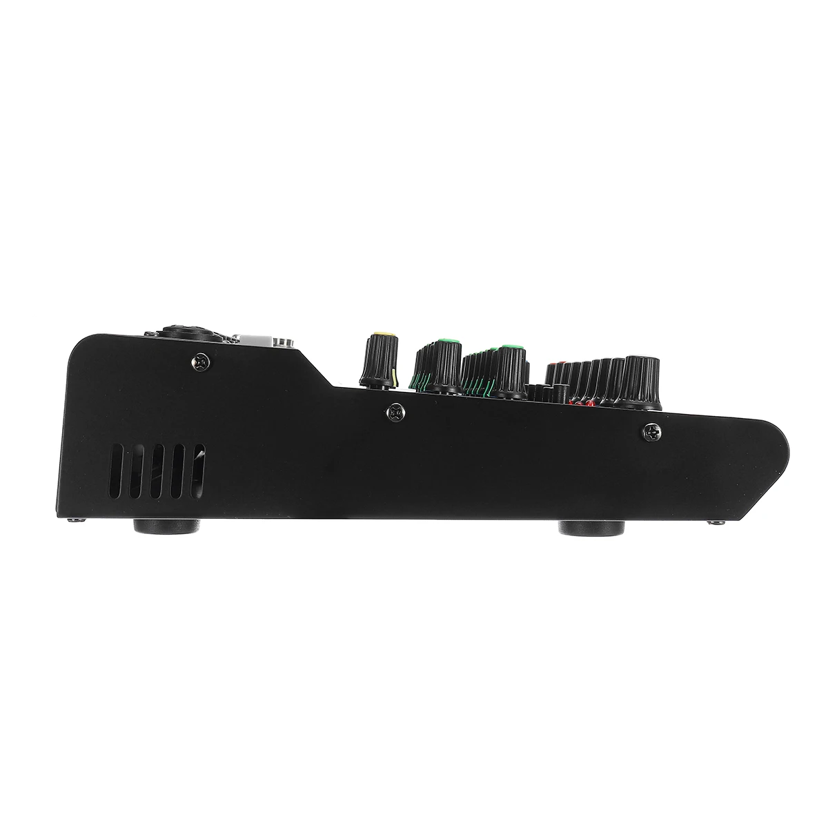 Портативный 8 канальный аудио микшерный пульт с Bluetooth USB DJ микшерная консоль MP3 Джек караоке 48V усилитель для караоке Вечерние