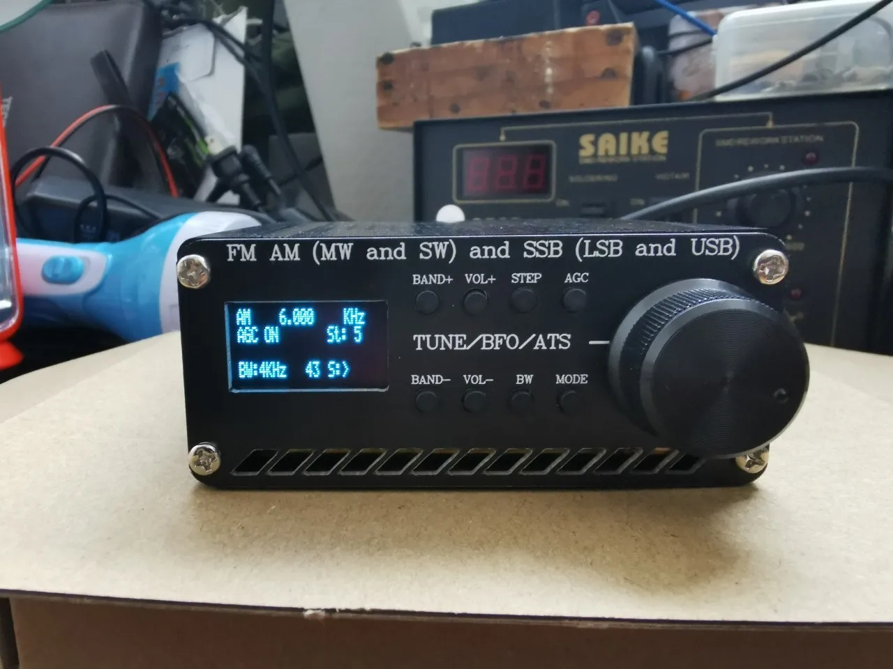 Универсальный радиоприемник SI4732 FM AM (MW & SW) SSB (LSB USB) поддержка динамиков