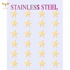 Серьги-гвоздики из нержавеющей стали, Золотые серьги в виде морской звезды, милые летние ювелирные изделия в стиле бохо, Женские аксессуары для перепродажи