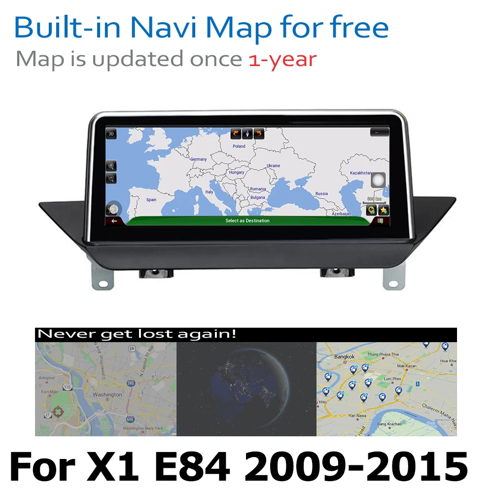 Автомобильный dvd плеер для BMW X1 E84 2009 ~ 2015 Система Android 8 0 до Авторадио GPS