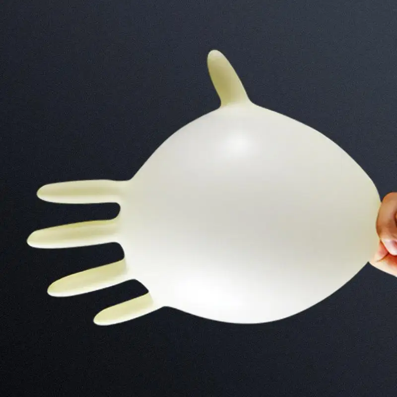 100/50 шт одноразовые латексные кухонные перчатки универсальные рабочие для чистки